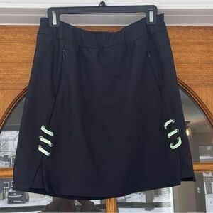 Tail Women’s Black/lime Green Golf Skirt Size 8